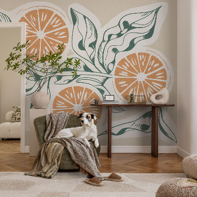 Vliesová fototapeta do ložnice Ovocné vzory