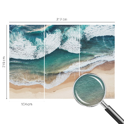 Fotografická tapeta vliesová Mořské vlny