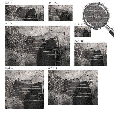 Fototapeta s potiskem na vliesu Abstraktní linie