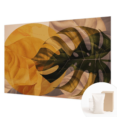 Fototapeta na míru do ložnice Abstraktní listy