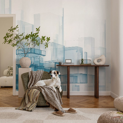 3D fototapeta Průhledné kostky
