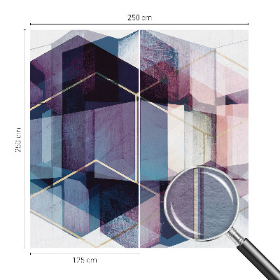 Dekorativní fototapeta na zeď Geometrické kostky