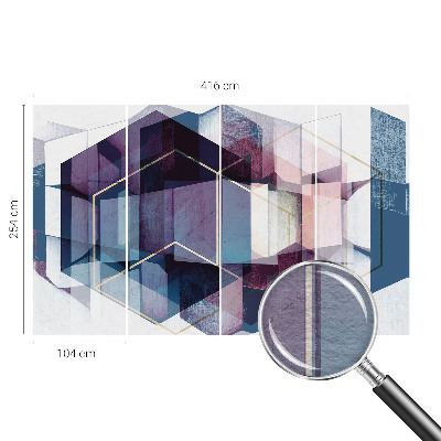 Dekorativní fototapeta na zeď Geometrické kostky