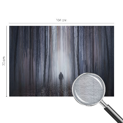 Fototapeta s potiskem na vliesu Lesní ticho