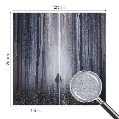 Fototapeta s potiskem na vliesu Lesní ticho