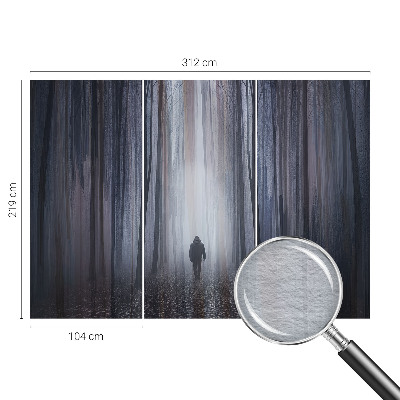 Fototapeta s potiskem na vliesu Lesní ticho