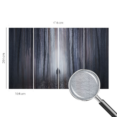 Fototapeta s potiskem na vliesu Lesní ticho