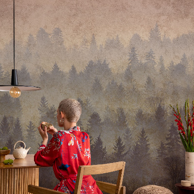 Fototapeta na míru do ložnice Lesní mlha