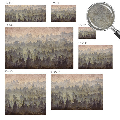 Fototapeta na míru do ložnice Lesní mlha