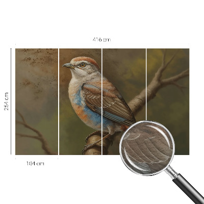 Fototapeta na míru do obýváku Ptačí portrét