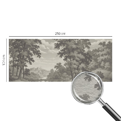 Vliesová fototapeta na zeď Hrad a most