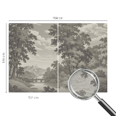 Vliesová fototapeta na zeď Hrad a most