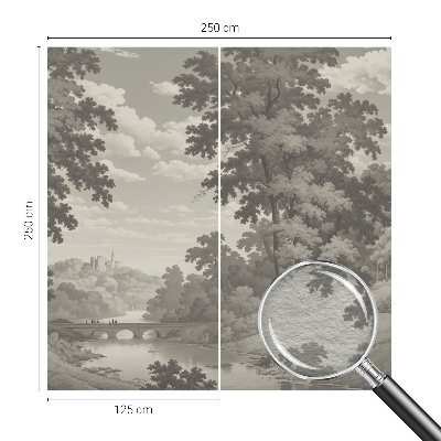 Vliesová fototapeta na zeď Hrad a most