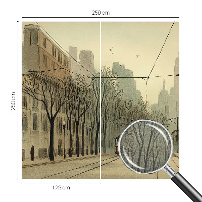 Vliesová fototapeta do obýváků Městská symetrie