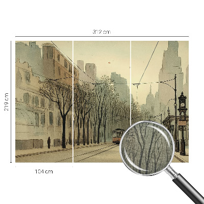 Vliesová fototapeta do obýváků Městská symetrie