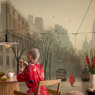 Vliesová fototapeta do obýváků Městská symetrie