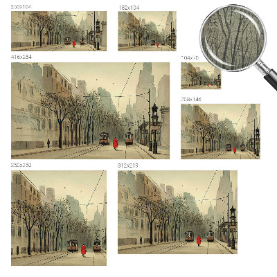 Vliesová fototapeta do obýváků Městská symetrie