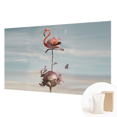 Fototapeta do ložnice Elegantní plameňák