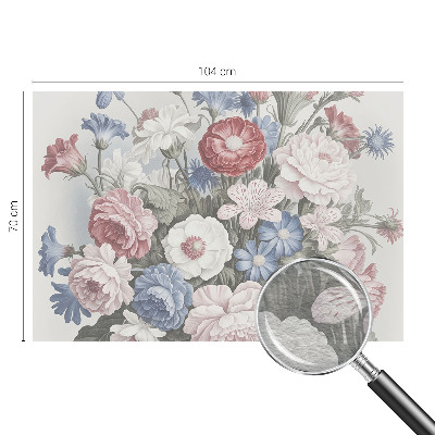 Dekorativní fototapeta na zeď Barevná kytice