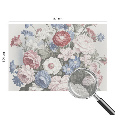 Dekorativní fototapeta na zeď Barevná kytice