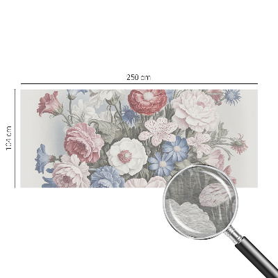 Dekorativní fototapeta na zeď Barevná kytice