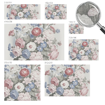 Dekorativní fototapeta na zeď Barevná kytice