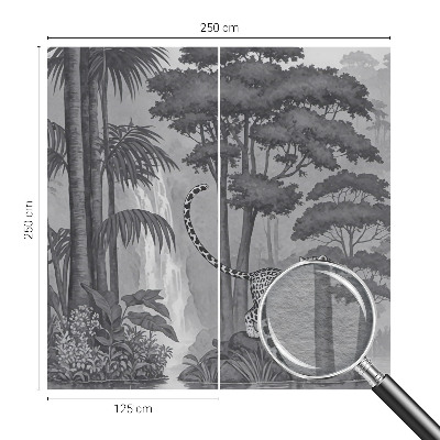 Fototapeta s potiskem na vliesu Tropická džungle