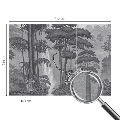 Fototapeta s potiskem na vliesu Tropická džungle