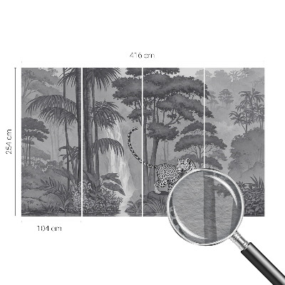 Fototapeta s potiskem na vliesu Tropická džungle