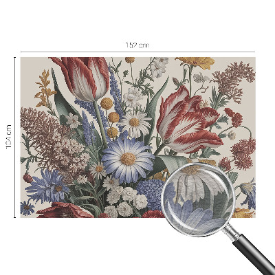 Fototapeta na míru do obýváku Kytice květin