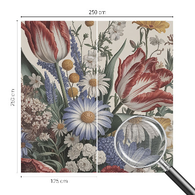 Fototapeta na míru do obýváku Kytice květin