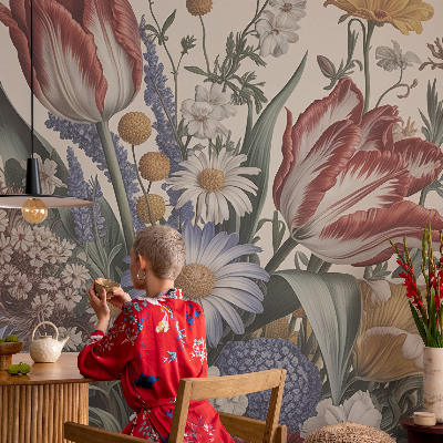 Fototapeta na míru do obýváku Kytice květin