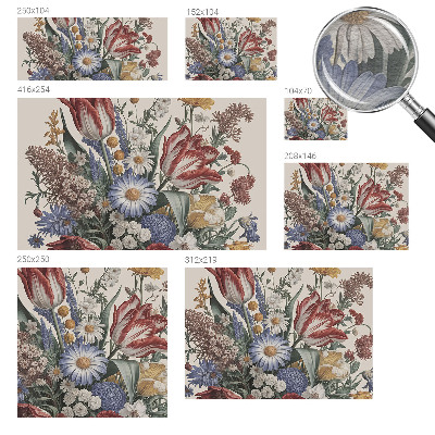 Fototapeta na míru do obýváku Kytice květin