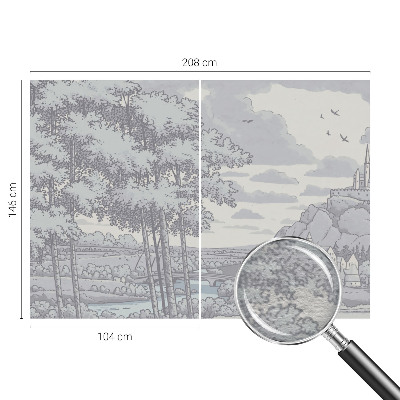 Vliesová fototapeta s potiskem Pohádková krajina