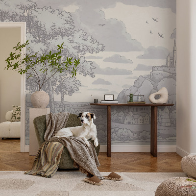 Vliesová fototapeta s potiskem Pohádková krajina