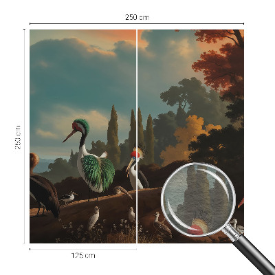 Vliesová fototapeta na zeď Malební ptáci