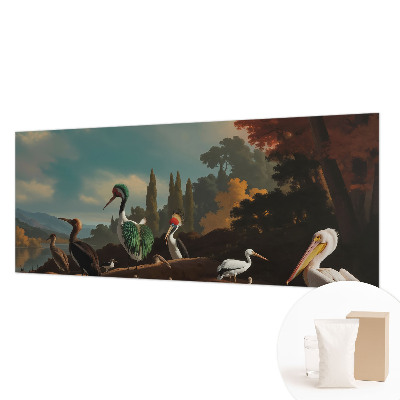 Vliesová fototapeta na zeď Malební ptáci