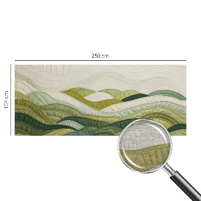 Vliesová fototapeta do ložnice Látkové kopce