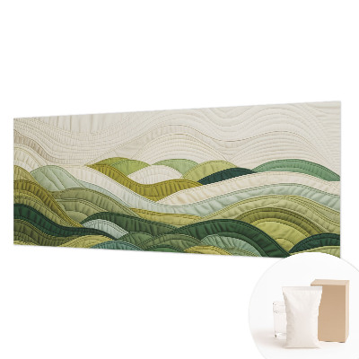 Vliesová fototapeta do ložnice Látkové kopce