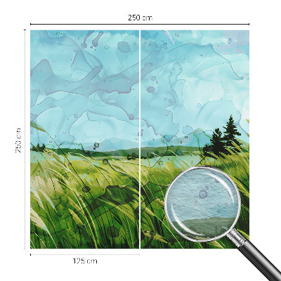 Fotografická tapeta vliesová Zelené krajiny