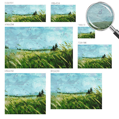 Fotografická tapeta vliesová Zelené krajiny