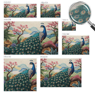 Dekorativní fototapeta na zeď Exotická kráska