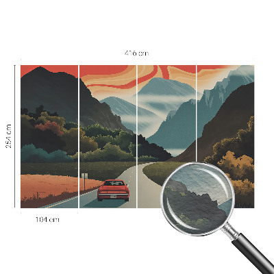 Fototapeta na míru do ložnice Horské dobrodružství