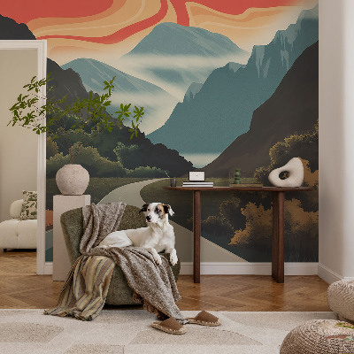 Fototapeta na míru do ložnice Horské dobrodružství