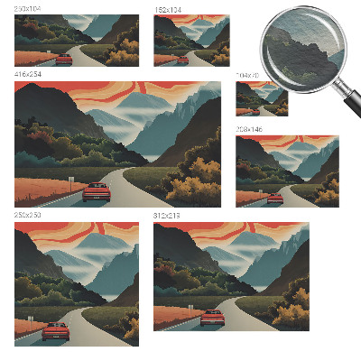 Fototapeta na míru do ložnice Horské dobrodružství