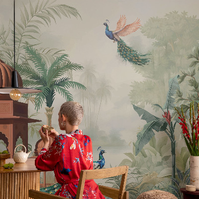 Fototapeta do obýváku Paví zahrady