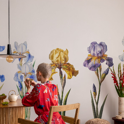 Vliesová fototapeta do obýváků Květy kosatců