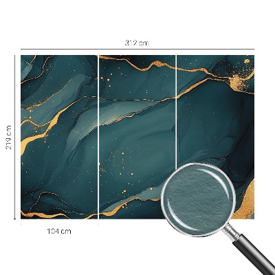 Vliesová fototapeta pro děti Tmavě modrá abstrakce