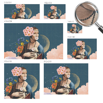 Dekorativní fototapeta na zeď Květinová elegance