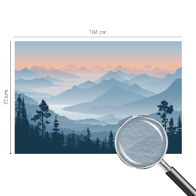 3D fototapeta Horské panorama